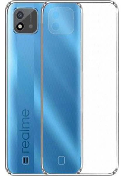 Denza Case Realme C11 2021 Kılıf Şeffaf Silikon Kapak - Şeffaf