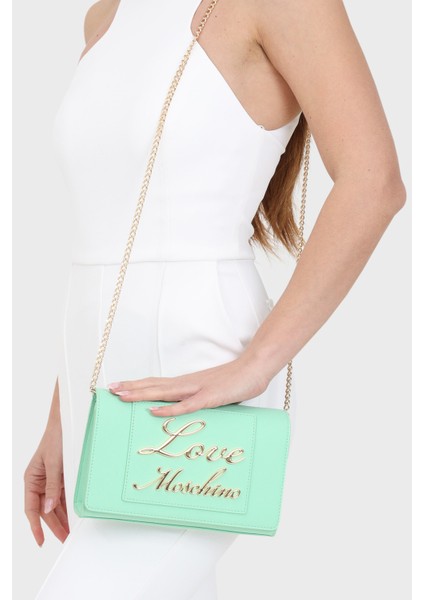 Logolu Zincir Askılı Çanta Bayan Çanta JC4121PP1ILM0802