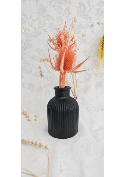 Minyatür Pampas Vazo(Siyah)