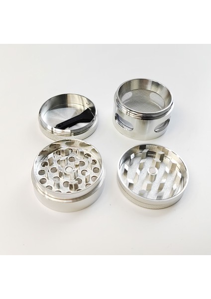 Mini Boy Gri Renk 40 mm. Grinder Herbal Parçalayıcı pt96gr