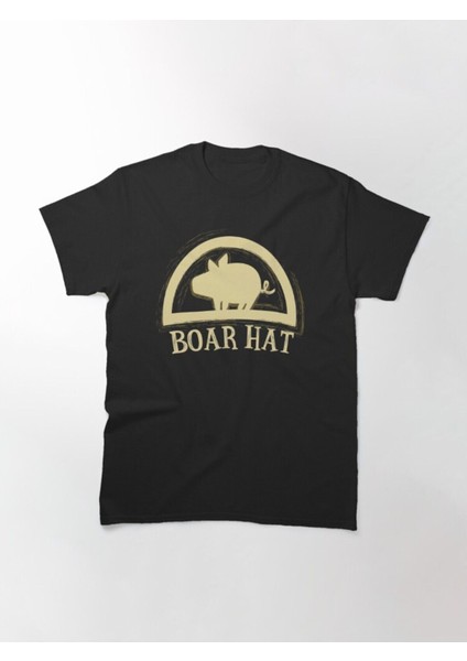 Zoka Wear Bol Kalıp The Seven Deadly Sins (Boar Hat Sign) Tasarım Baskılı T-Shirt