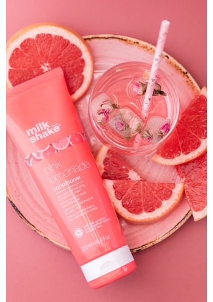 Milk Shake Pink Lemonade Saça Geçici Pembe Tonlar Katan Bakım Kremi 250 ml