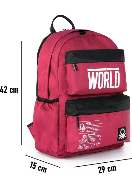 BNT03833 Bordo Unisex Sırt Çantası fırsatları