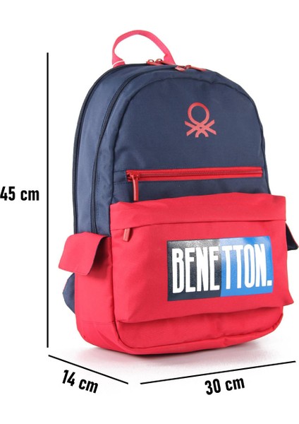 Unıted Colors Of Benetton. Çift Bölmeli Sırt Çantası 03789 fırsatları