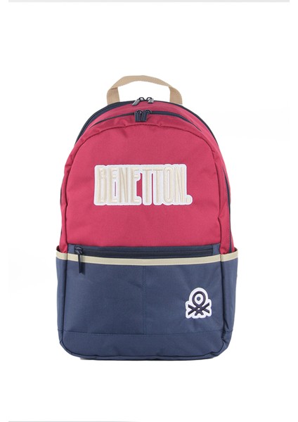 Unıted Colors Of Benetton. Çift Bölmeli Sırt Çantası 03858