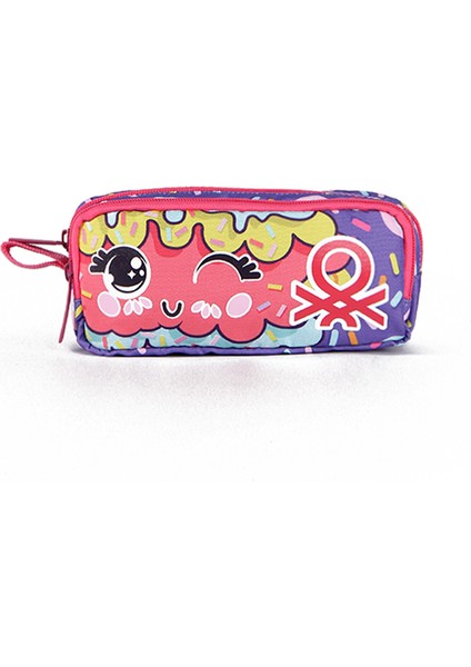 Unıted Colors Of Benetton. Çift Bölmeli Kalem Çantası 03682