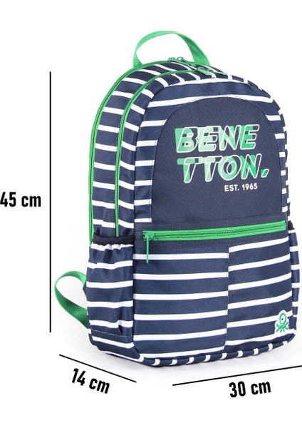 Unıted Colors Of Benetton. Çift Bölmeli Ilkokul Çantası 03745 fırsatları