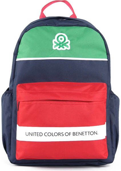Unıted Colors Of Benetton. Çift Bölmeli Sırt Çantası 03860