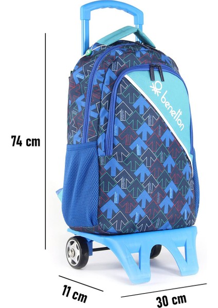 Unıted Colors Of Benetton. Çekçekli Ilkokul Çantası 03726 fırsatları