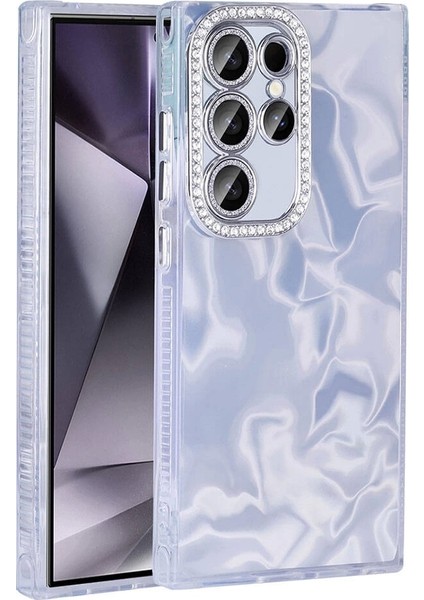 Galaxy S24 Ultra Kılıf Airbagli Parlak Taş Detay Tasarımlı Redclick Esila Kapak