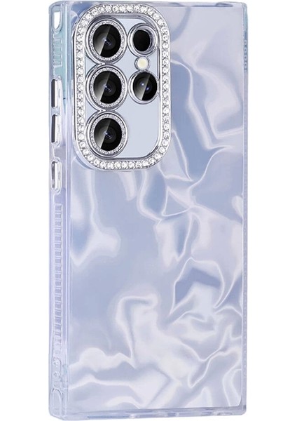 Galaxy S24 Ultra Kılıf Airbagli Parlak Taş Detay Tasarımlı Redclick Esila Kapak modelleri