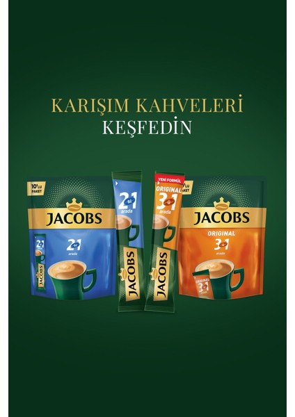 2'si 1 Arada Karışım Kahve 100 Adet