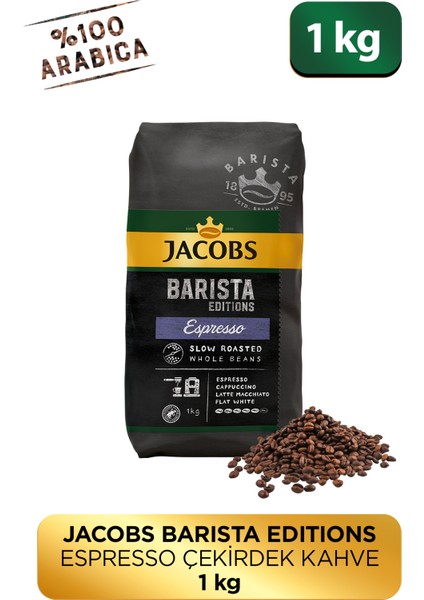 Barista Editions Çekirdek Kahve %100 Arabica Espresso 1 Kg