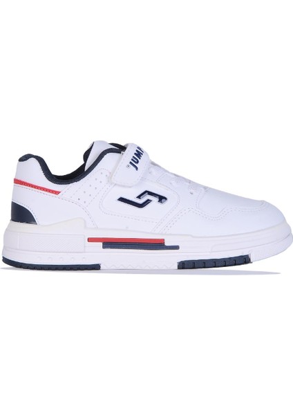 Jump 30061 Beyaz Cırtlı Erkek Çocuk Sneaker Spor Ayakkabı