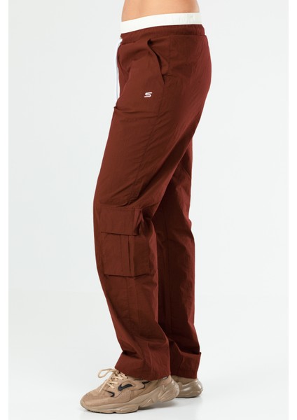 Kiremit Regular Kargo Cep Düz Paça Kadın Eşofman Alt SD0942 modelleri