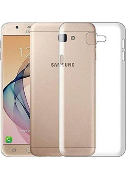 Samsung Galaxy J7 Prime Kılıf Şeffaf Silikon Kapak - Şeffaf