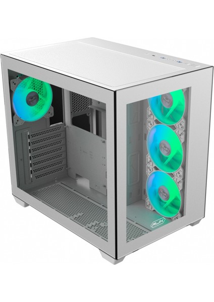 Paean C7 White Tempered Glass 4 Adet Argb Fanlı, USB Type-C Atx Bilgisayar Kasası (0R20B00235) modelleri