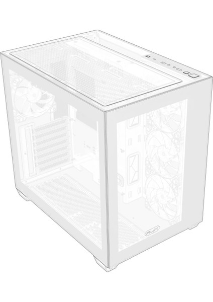 Paean C7 White Tempered Glass 4 Adet Argb Fanlı, USB Type-C Atx Bilgisayar Kasası (0R20B00235) fırsatları
