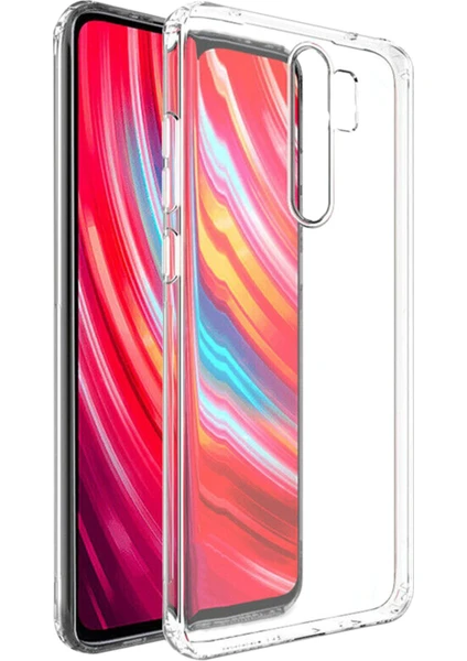 Denza Case Xiaomi Redmi Note 8 Pro Kılıf Şeffaf Silikon Kapak - Şeffaf