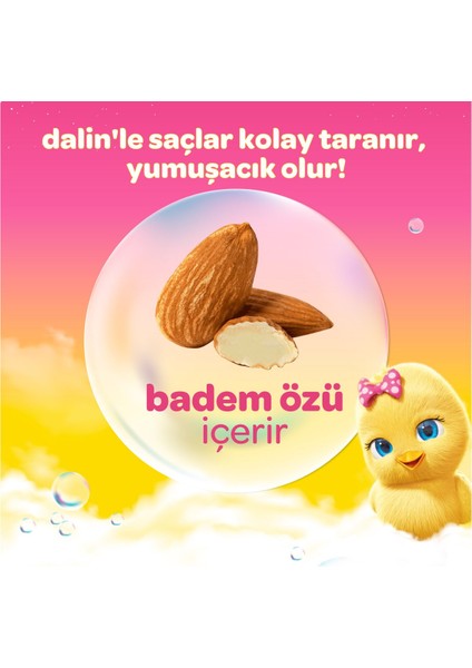 Bebek Şampuanı 700ML Kolay Tarama Badem Özlü Pompalı (12 Li Set)
