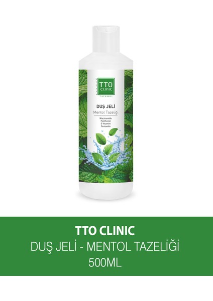 Clınıc Duş Jeli - Mentol Tazeliği 500 ml