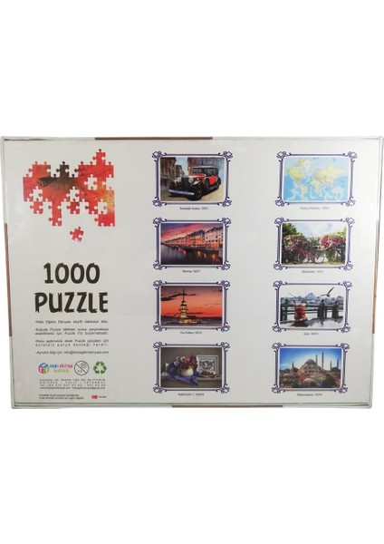 1000 Parça Puzzle Istiklal Caddesi Yapboz fiyatları