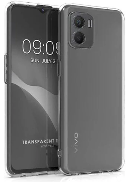 Denza Case Vivo Y15S Kılıf Şeffaf Silikon Kapak - Şeffaf