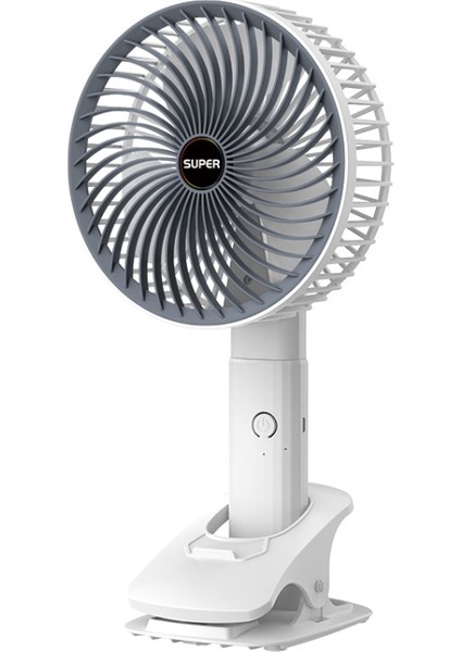 Masaüstü Taşınabilir USB Şarj Dönebilen El Hd Klipsli Fan (Yurt Dışından)