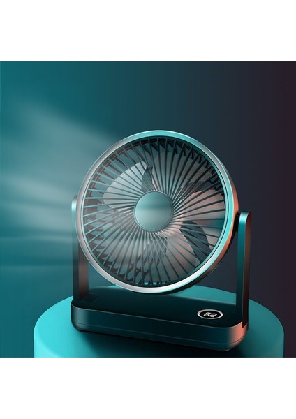 F701 LED Ekranlı Masaüstü Fanı (Yurt Dışından)