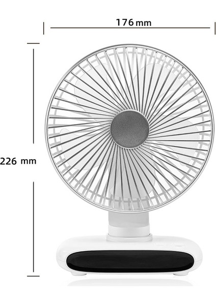 N702 Akıllı Dijital Ekran Salınımlı Fan (Yurt Dışından)