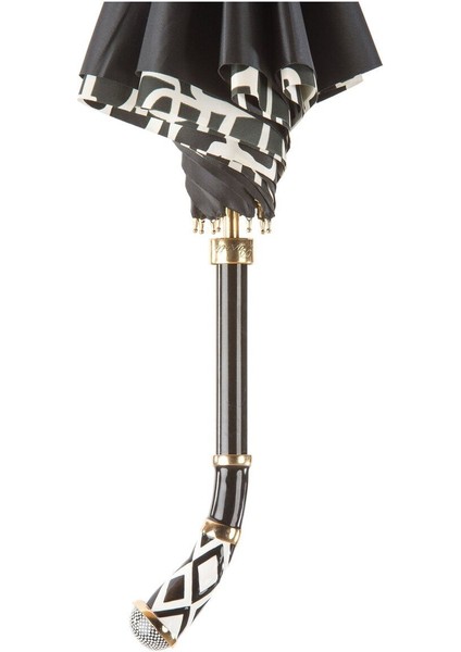 21340/2 Siyah/beyaz Zebra Desenli Şemsiye indirimleri