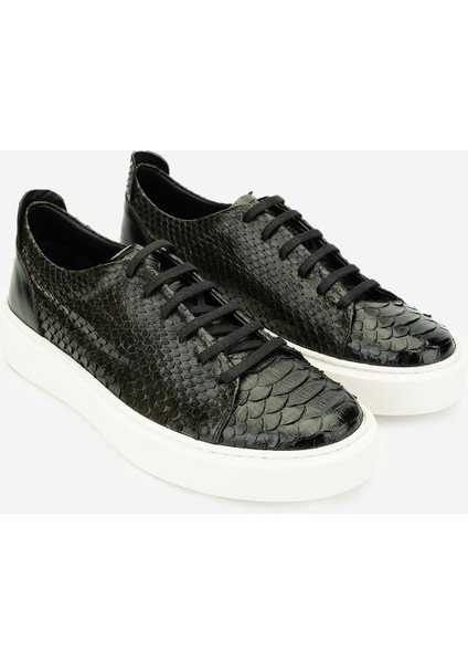 Erkek Deri Sneakers & Spor Ayakkabı 537 3442 Erk Ayk Y24 Hakı Yln