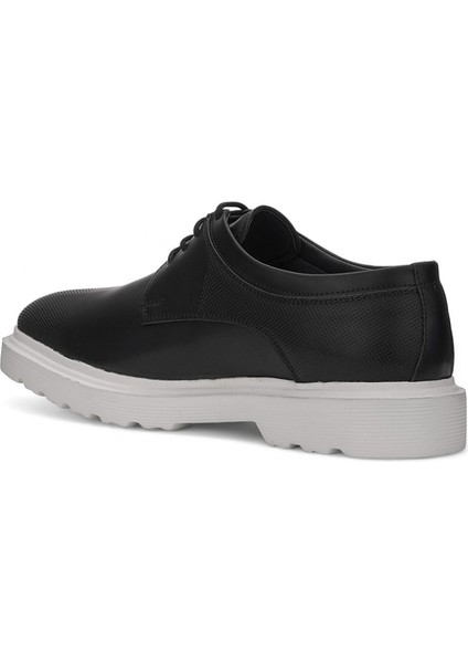 Nstil Erkek Günlük Casual Ayakkabı Damat Bağcıklı Beyaz Tabanlı Benek Detaylı Klasik Kundura K-384 fırsatları