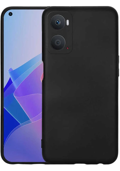 Oppo A96 4g Kılıf Zore Mara Lansman Kapak-Siyah