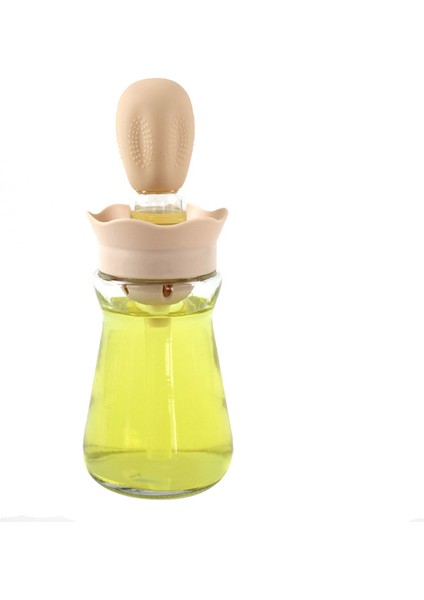 Silikon Fırçalı Yağ Dispenseri Barbekü Yağı Spreyi Gl Şişe Pembe (Yurt Dışından)