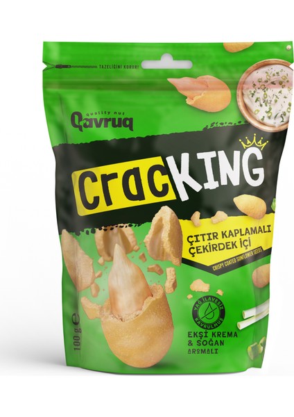 Crackıng Çıtır Kaplamalı Çekirdek Içi Ekşi Krema & Soğanlı