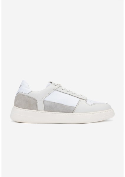 Erkek Deri Sneakers & Spor Ayakkabı 933 Walker Erk Ayk Y24 Ekru Dr