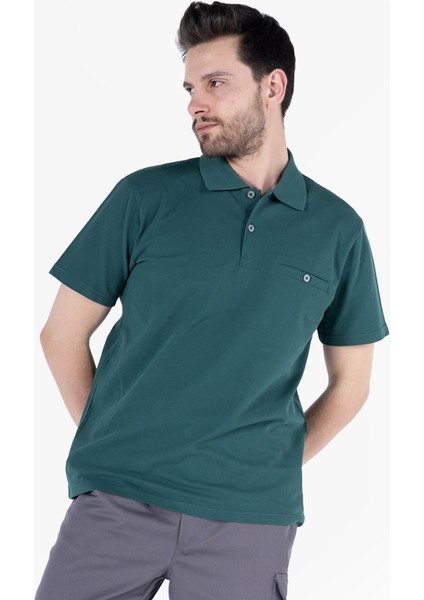 Polo Yaka Fleto Cepli T-Shirt