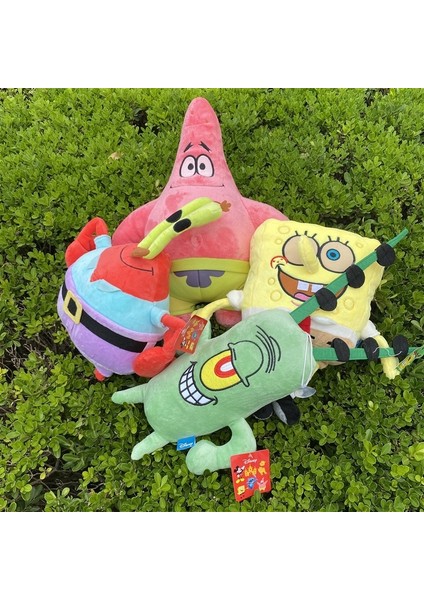 25 cm Patrick Yıldız Sandy Gary Salyangoz Squidward Tentacle Eugene Bay Krabs Peluş Hayvan Çocuk Bebek Oyuncak (Yurt Dışından)