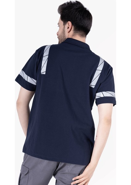 Polo Yaka Reflektörlü T-Shirt modelleri