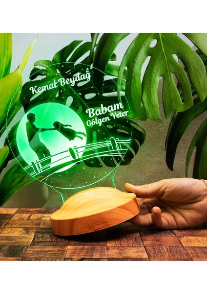 Babaya Hediye, Canım Babam Kişiye Özel Babalar Günü Hediyesi LED Lamba fırsatları