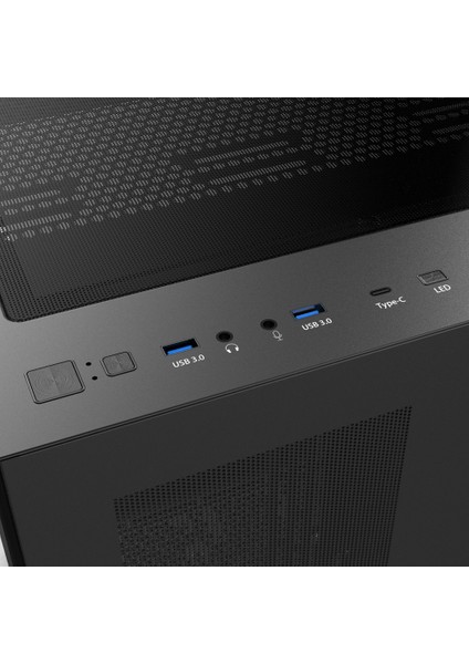 Paean C7 Tempered Glass 4 Adet Argb Fanlı, USB Type-C Atx Bilgisayar Kasası (0R20B00234) fırsatları