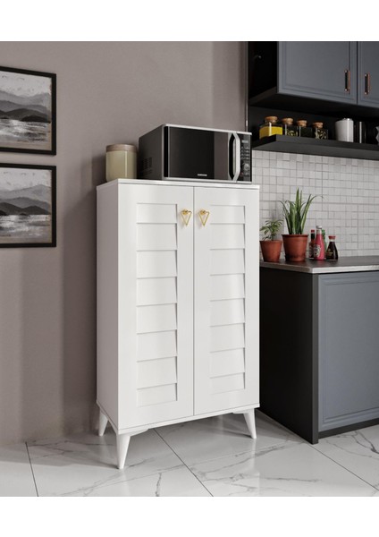Vns Moduler Simple Çok Amaçlı Dolap Mutfak Balkon Kiler Banyo Ayakkabılık Dolabı