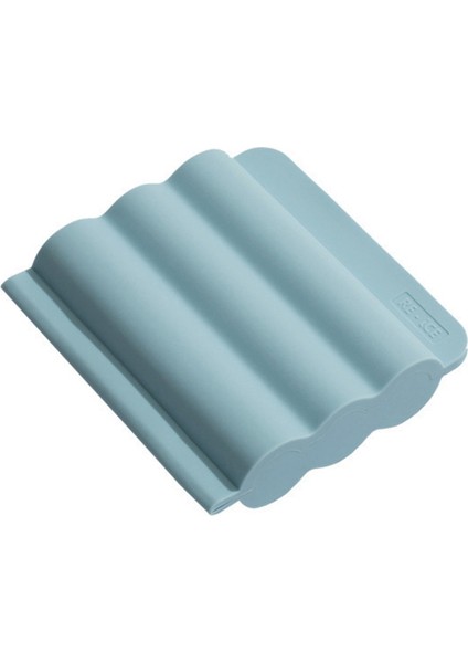 Dalgalı Buz Yapma Kalıbı Food Grade Silikon Buz Kalıbı Kare (Açık Mavi) (Yurt Dışından)