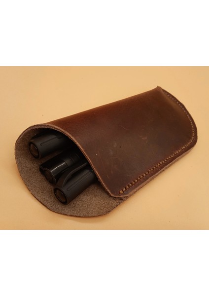 Hakiki Deri El Emeği Özel Kalemleriniz Için Kalem Kutu 17,5 cm 7 cm ( 3-4 Kalem Için ) 20A1