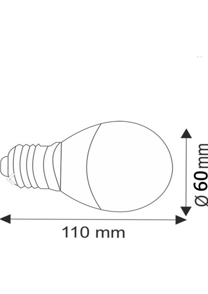 9W A+ LED Ampul Parlak Beyaz A+Kalite