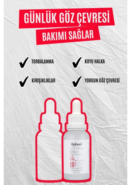 Koyu Halka Karşıtı Aydınlatıcı Göz Çevresi Serumu, Torbalalanma Ve Gözaltı Morlukları Bakımı 30ml