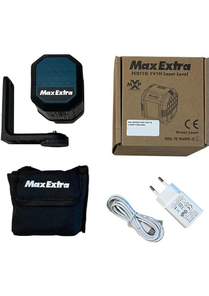 Max Extra FC011G Lazer Hizalama + MXTP-150 Tripod