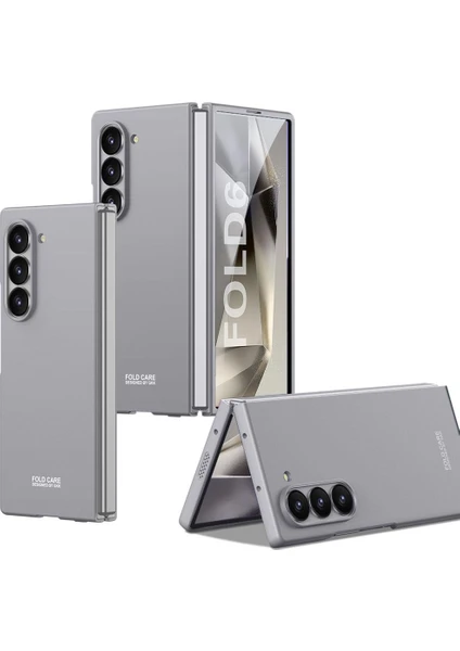 Samsung Galaxy Z Fold 6 Uyumlu Kılıf Kamera Korumalı Premium Kapak Mat Tasarım Ince Yapılı