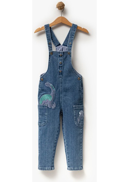 Nakışlı Unisex Çocuk Salopet